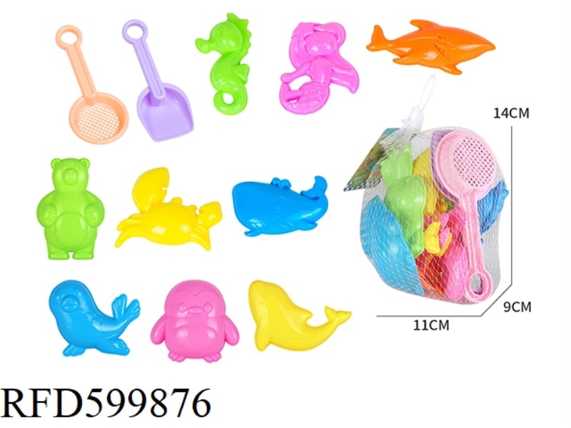 BEACH TOYS, MARINE ANIMAL SETS