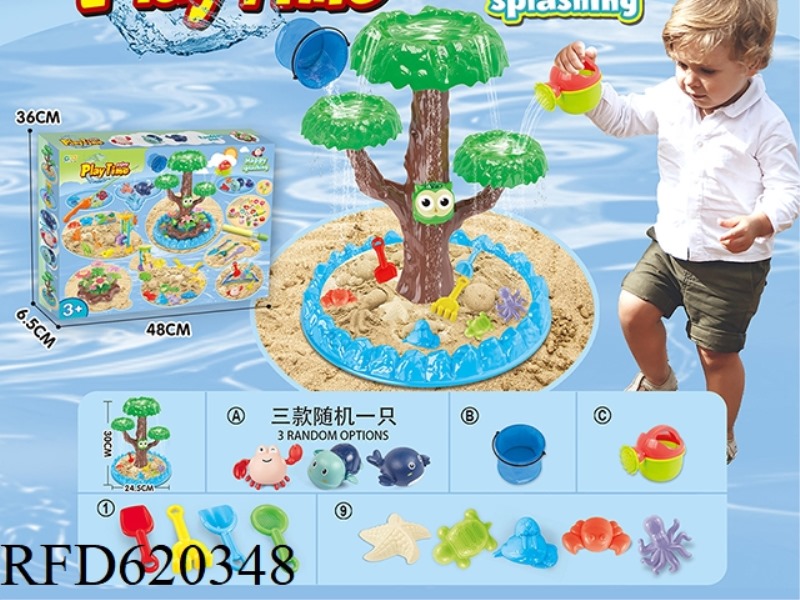 SPLASH BEACH TOYS AND UNDERWATER BEACH TOYS   18PCS