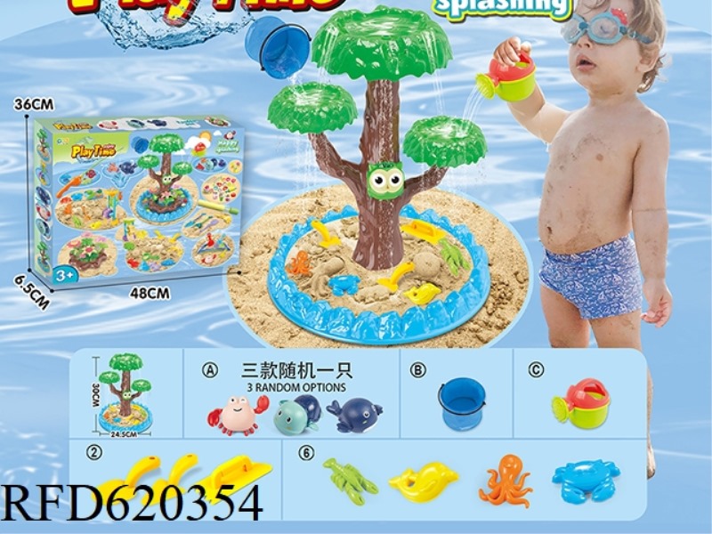 SPLASH BEACH TOYS AND UNDERWATER BEACH TOYS   16PCS