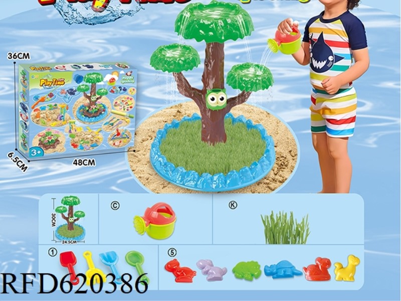 SPLASH BEACH TOYS PLUS SEED DINOSAUR BEACH TOYS   18PCS