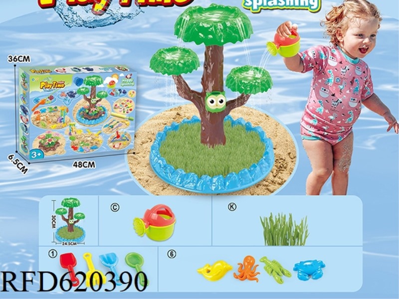 SPLASH BEACH TOYS PLUS SEED UNDERWATER BEACH TOYS   16PCS