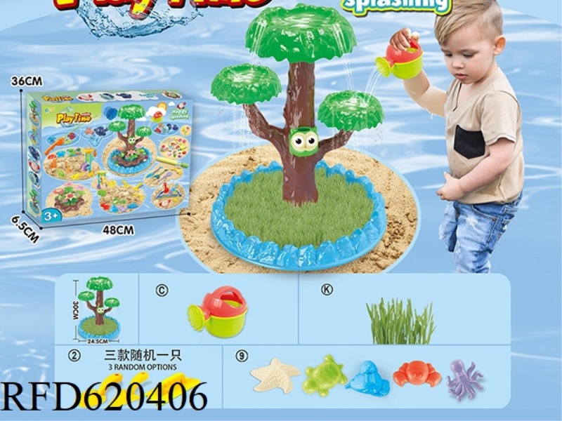 SPLASH BEACH TOYS AND SEABED SEED BEACH TOYS   14PCS