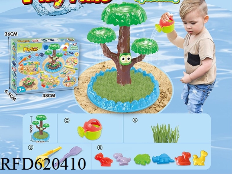 SPLASH BEACH TOYS AND DINOSAUR SEED BEACH TOYS   16PCS