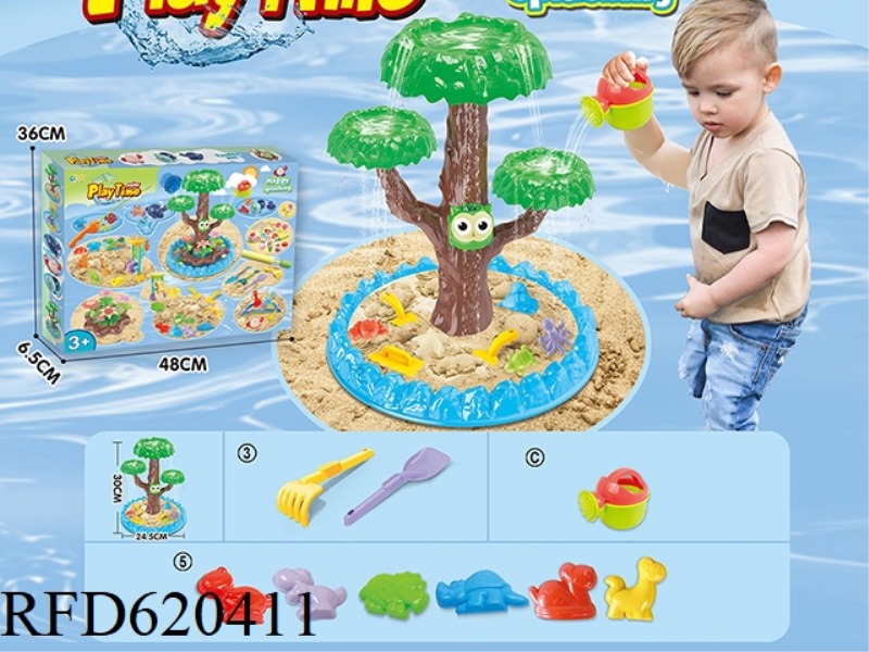 SPLASH BEACH TOYS AND DINOSAUR BEACH TOYS   15PCS