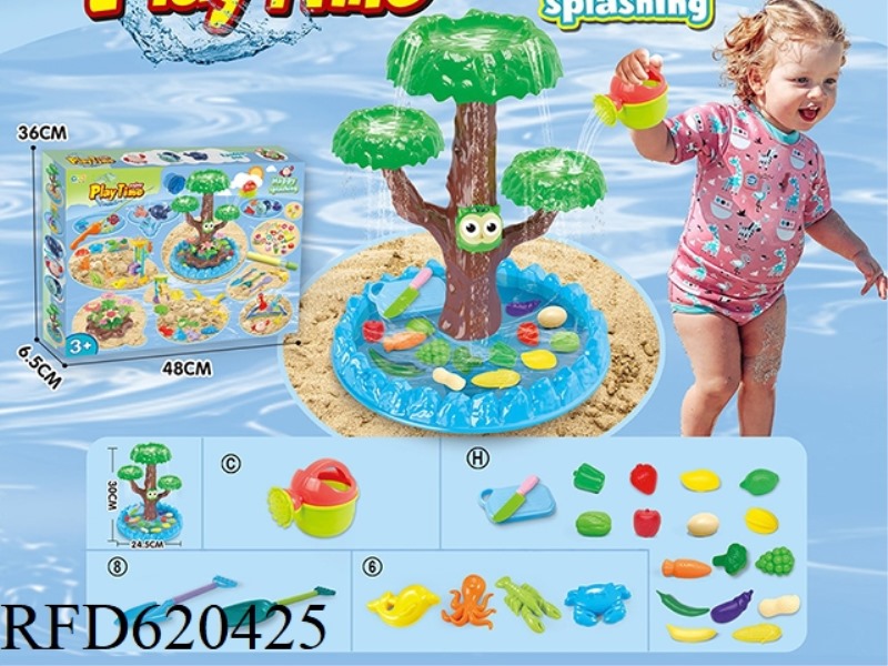SPLASH BEACH TOYS AND FRUIT UNDERWATER BEACH TOYS   31PCS
