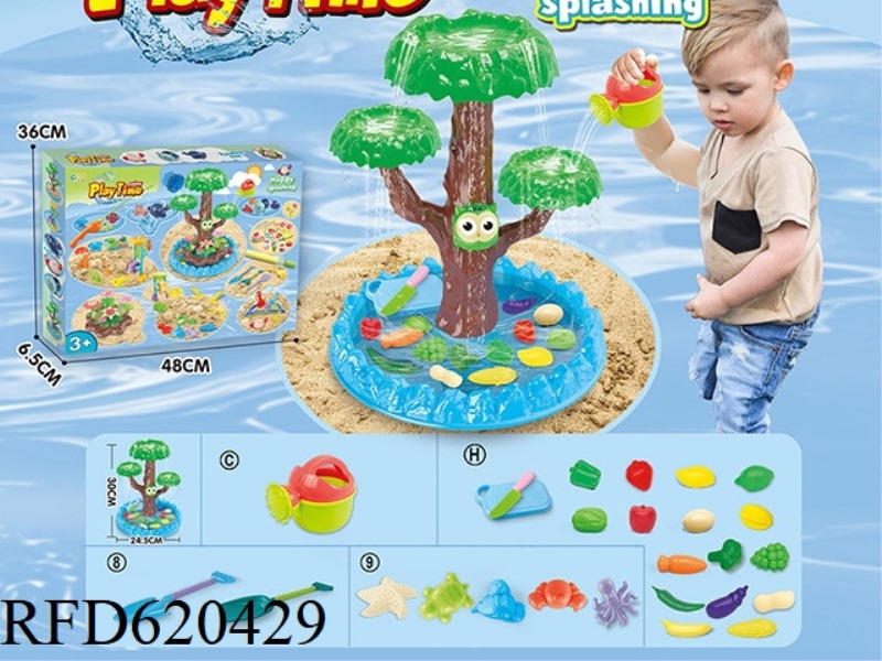 SPLASH BEACH TOYS AND FRUIT UNDERWATER BEACH TOYS   32PCS