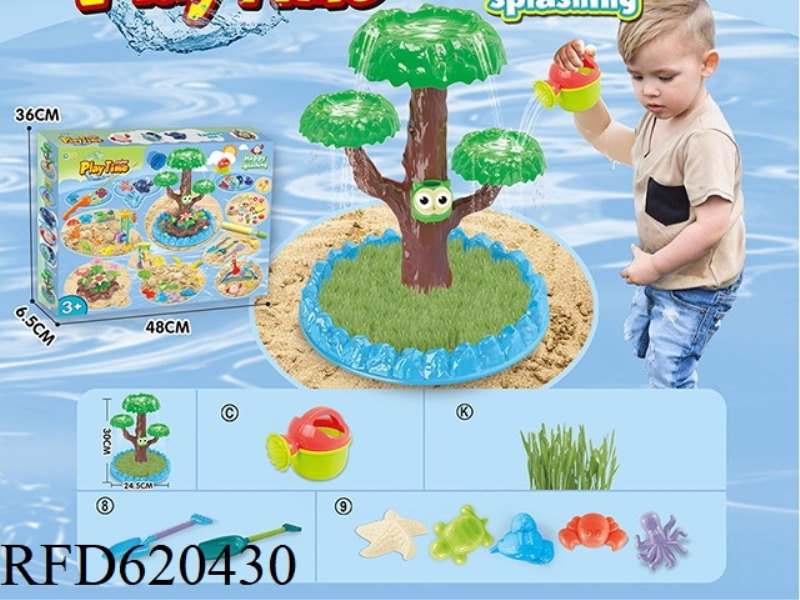 SPLASH BEACH TOYS AND SEABED SEED BEACH TOYS   15PCS