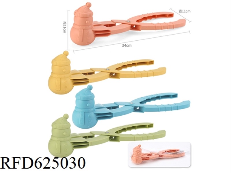 SNOW RESORT AND BEACH SNOWMAN CLIP