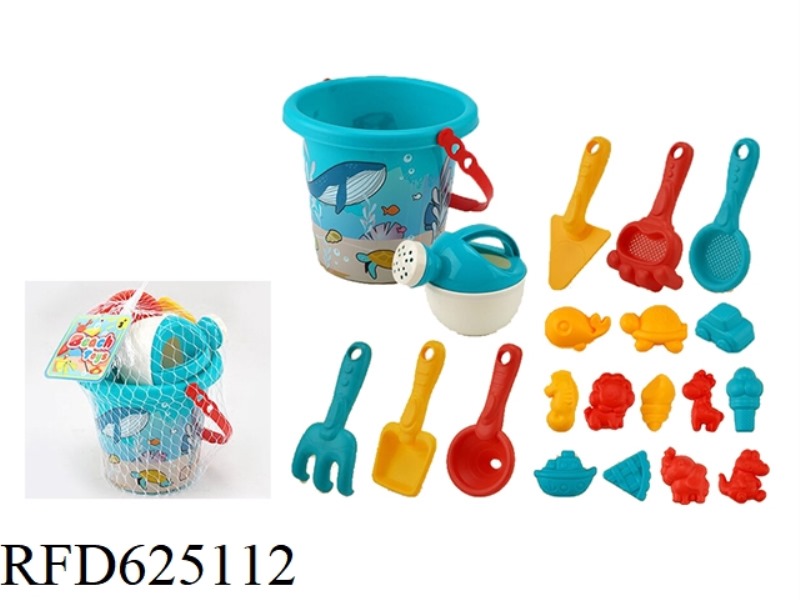 BEACH TOY BEACH SET 20 PIECES