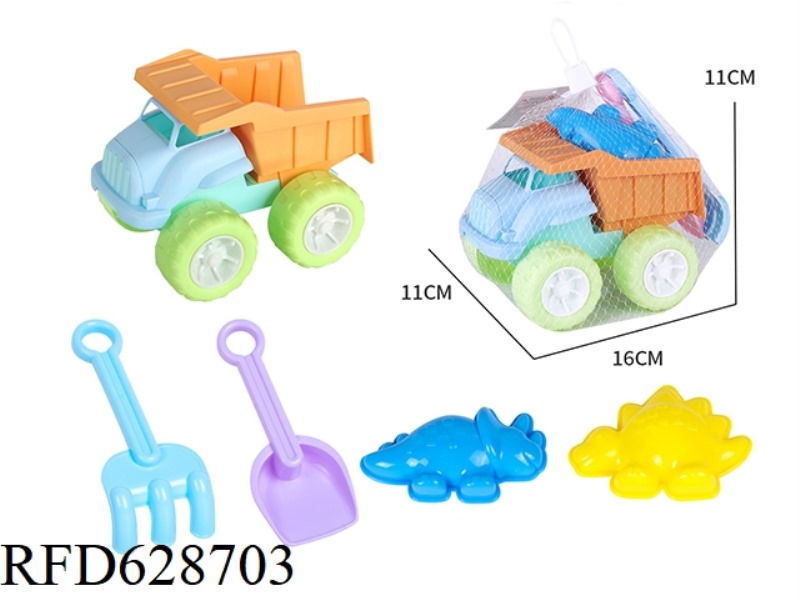 ATV TOOLS DINOSAUR SAND MOULD SET 5PCS