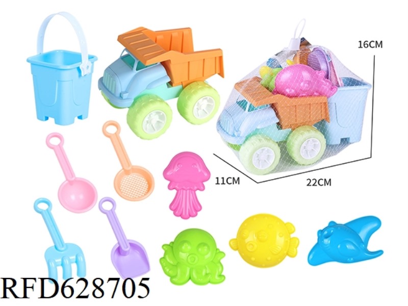 ATV TOOLS OCEAN SAND MOLD SET 10PCS