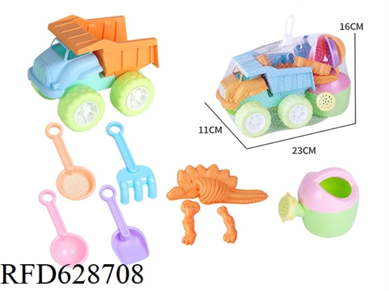 ATV TOOLS DINOSAUR FOSSIL SAND MOLD SET 9PCS