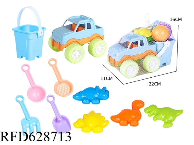 ATV TOOLS DINOSAUR SAND MOLD SET 10PCS