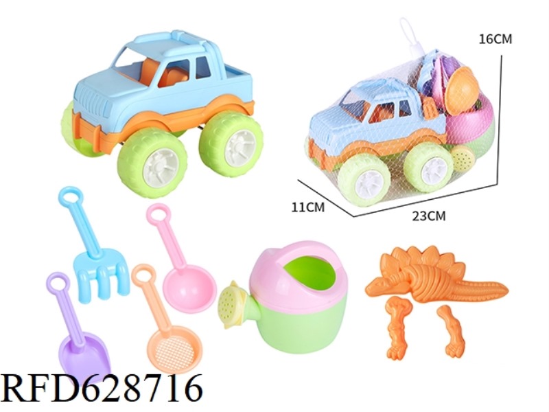 ATV KETTLE TOOL DINOSAUR SAND MOLD SET 9PCS