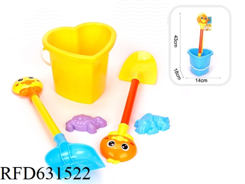 5-PIECE MEDIUM-SIZED BUCKET SET