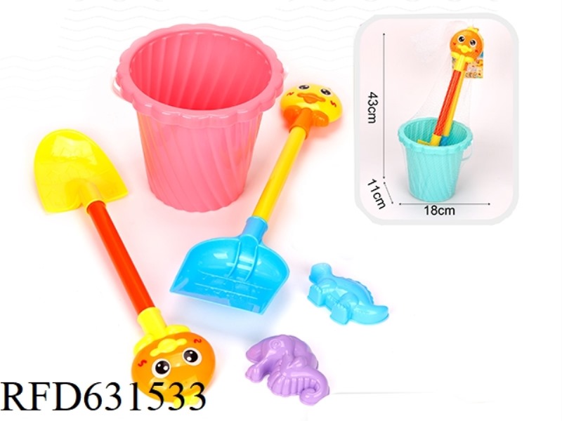 5-PIECE MEDIUM-SIZED BUCKET SET