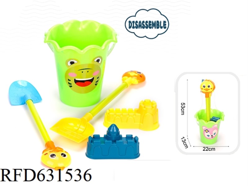 5-PIECE SET OF OVERSIZED BUCKETS