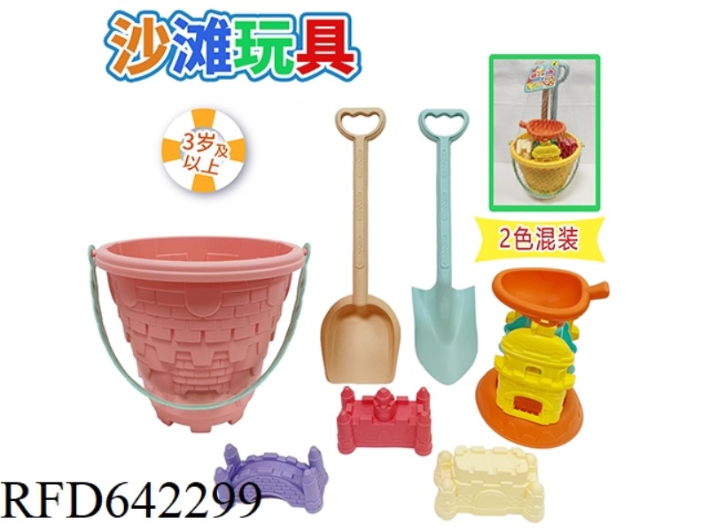 CASTLE BARREL SET OF 7 PIECES