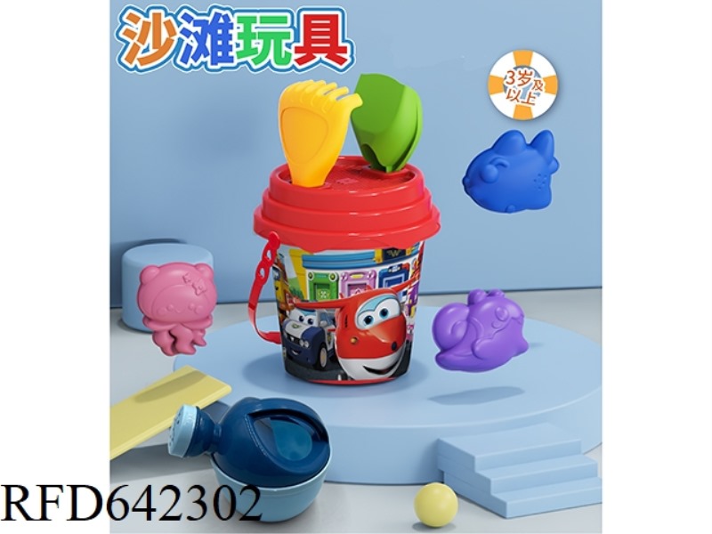 SUPER FLASH BEACH BARREL SET OF 8 PIECES