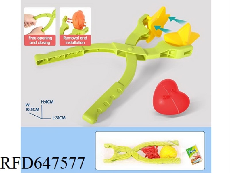 SNOW CLIP FIVE-POINTED STAR LOVE