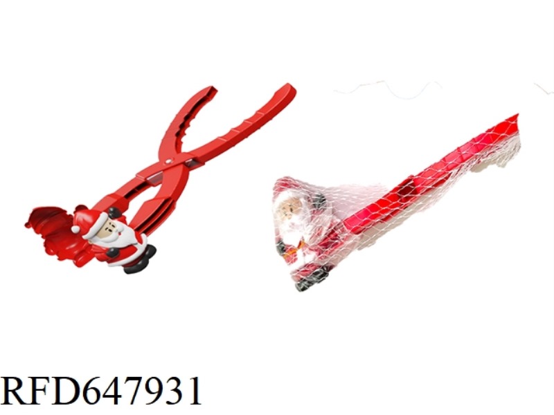 SANTA CLAUS SNOW CLIP