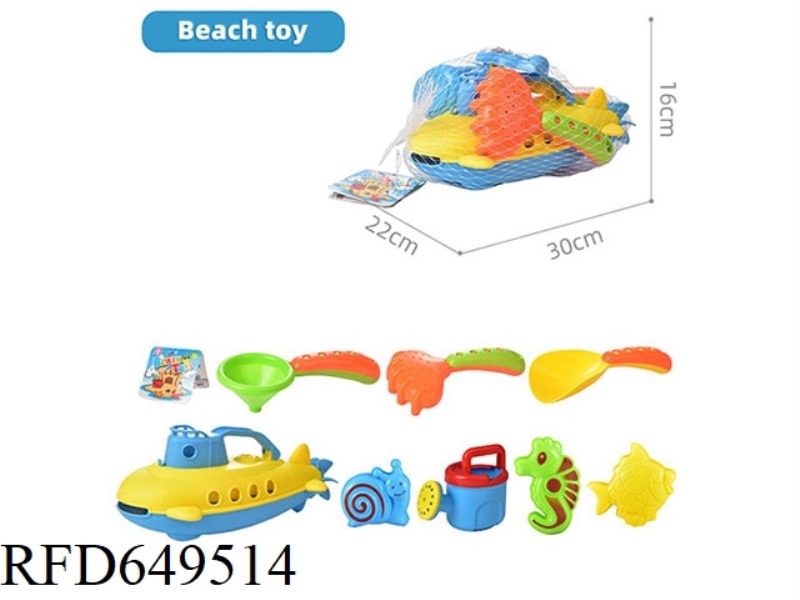 BEACH TOYS 8PCS