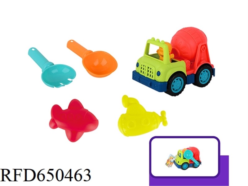 CARTOON CAR MIXER CAR COMBINATION