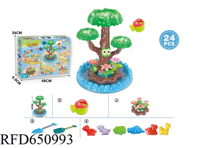 BEACH TOYS AND DIY TOYS SPEND 24PCS.