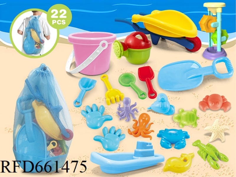 BEACH TOY NET BAG BACKPACK