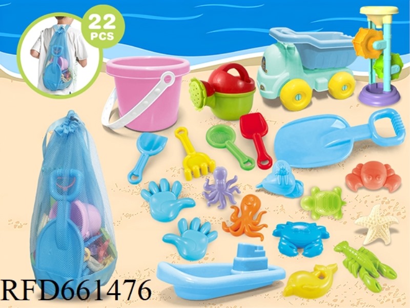 BEACH TOY NET BAG BACKPACK