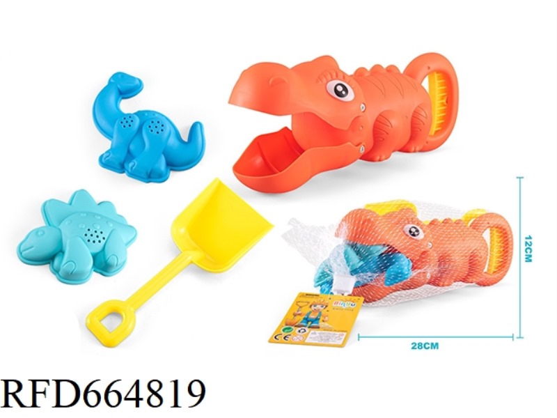 TYRANNOSAURUS REX CLIP (4PCS)