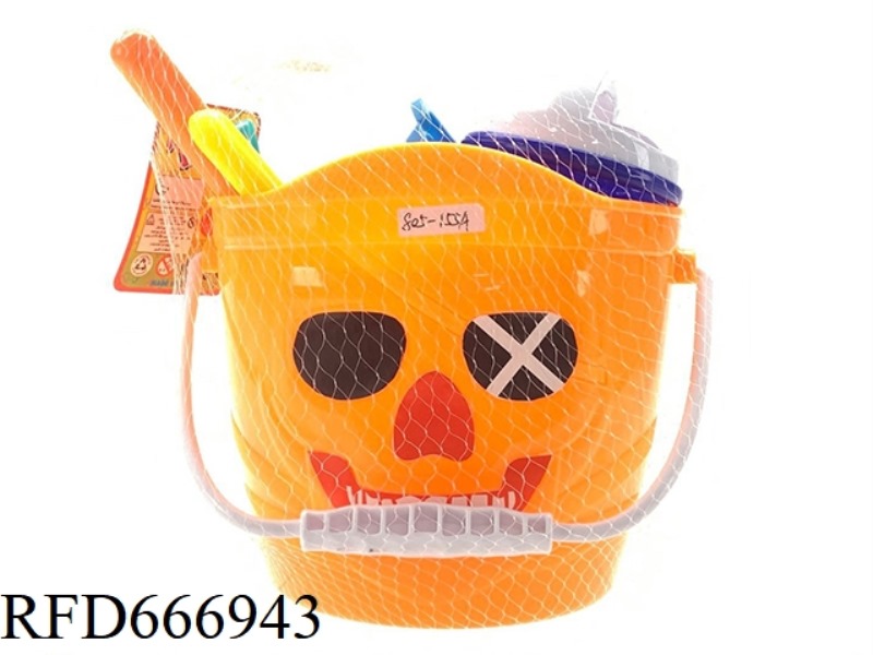 BEACH BUCKETS (DISASSEMBLED AND ASSEMBLED) 8 PIECES