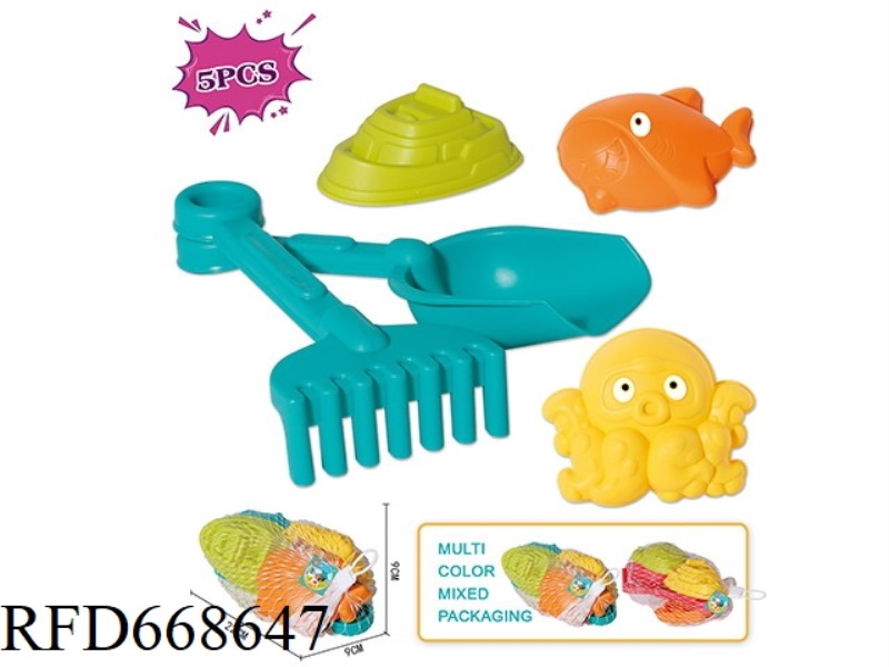 BEACH SAND SHOVEL DESERT 5-PIECE SET