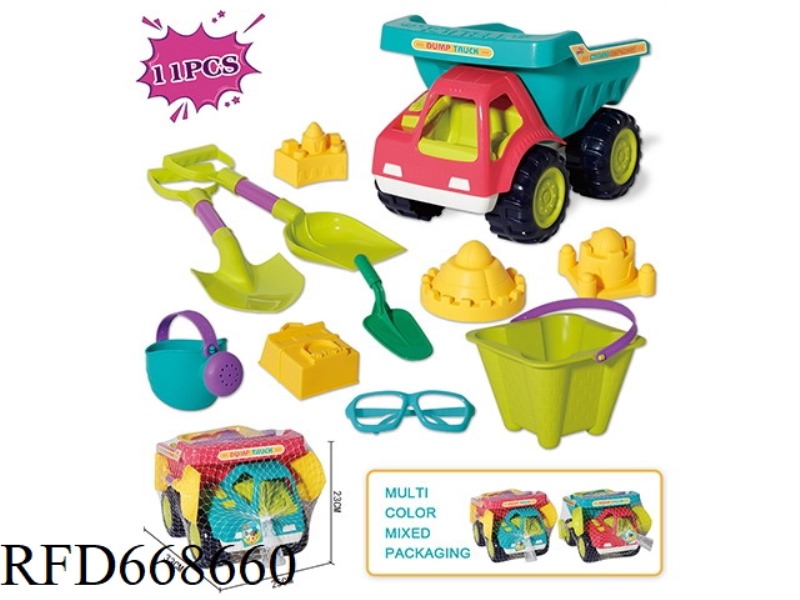 BEACH ENGINEERING VEHICLE 11-PIECE SET