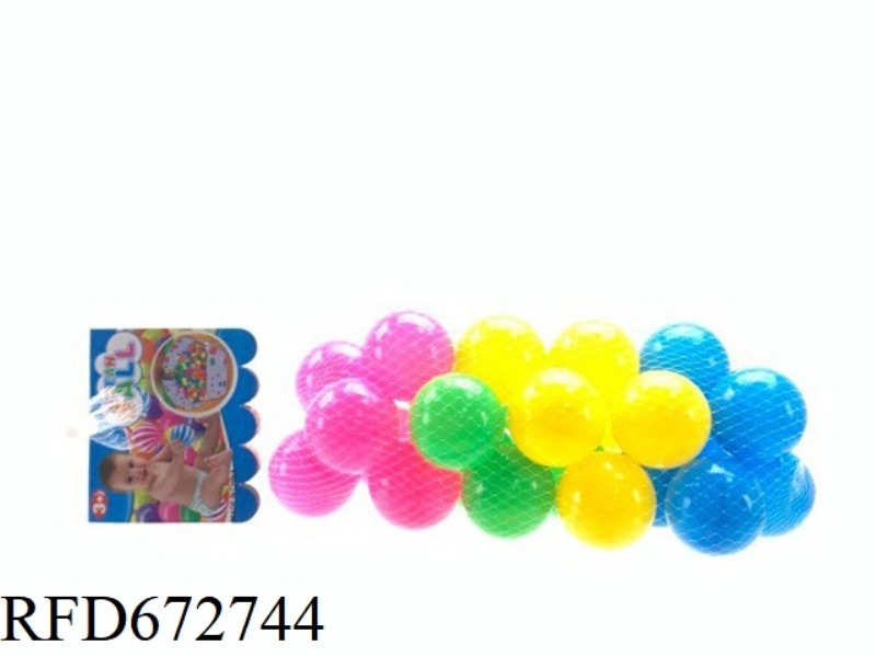 BEACH BALL OCEAN BALL (6CM) 24 PIECES