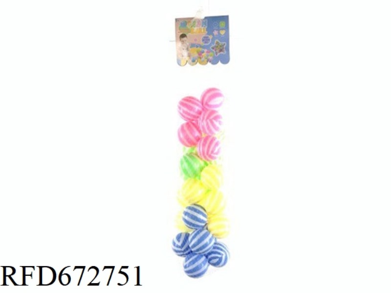 BEACH BALL TWO TONE OCEAN BALL (6.5CM) 24 PIECES