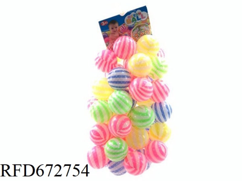 BEACH BALL TWO TONE OCEAN BALL (6.2CM) 50 PIECES