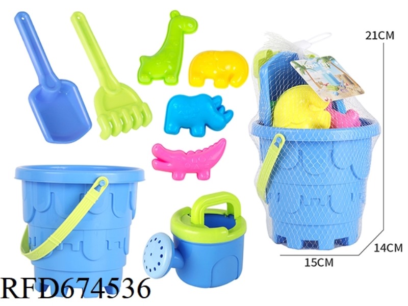8 PIECES OF CASTLE BEACH BUCKET SHOWERHEAD FOR GRASSLAND ANIMALS