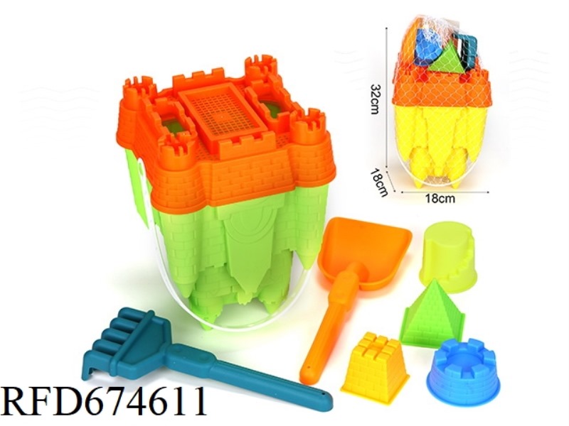 8-PIECE BEACH BUCKET SET