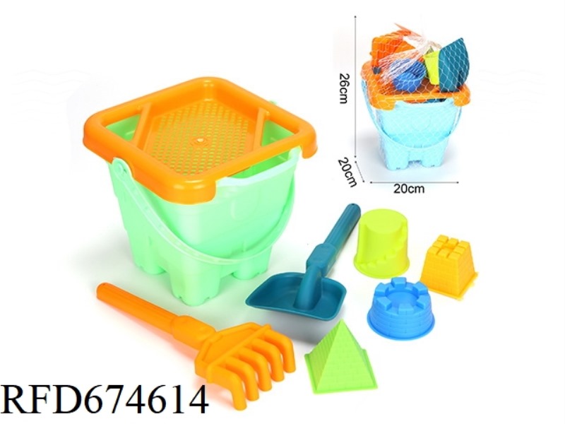 8-PIECE BEACH BUCKET SET