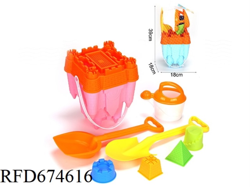 9-PIECE BEACH BUCKET SET