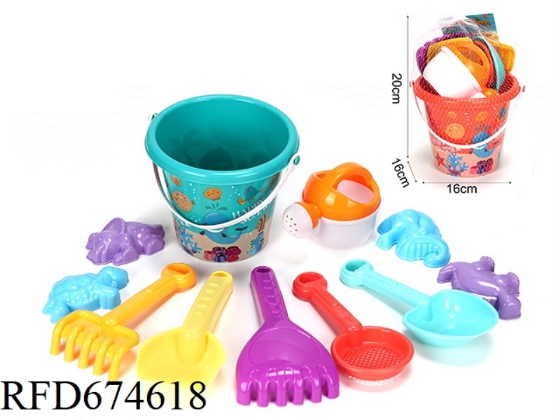 11-PIECE BEACH BUCKET SET