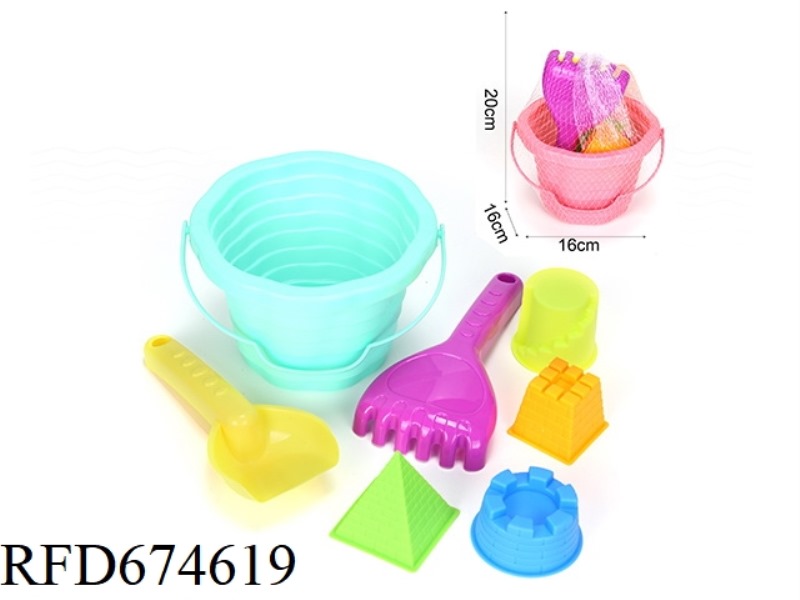 7-PIECE BEACH BUCKET SET