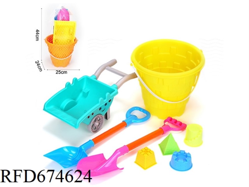 EIGHT BEACH BUCKETS