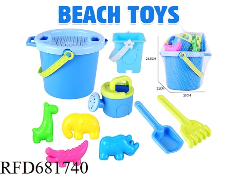 BEACH BARREL CASTLE SHOWER GRASSLAND DWELLERS 10-PIECE SUIT