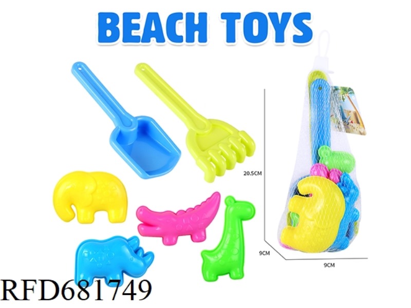 SHOVEL RAKE GRASSLAND DWELLERS 6-PIECE SET