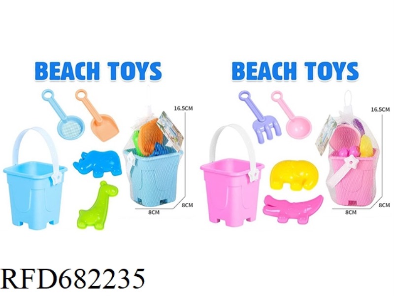 BEACH SET TOY GRASSLAND ANIMAL (5-PIECE SET)
