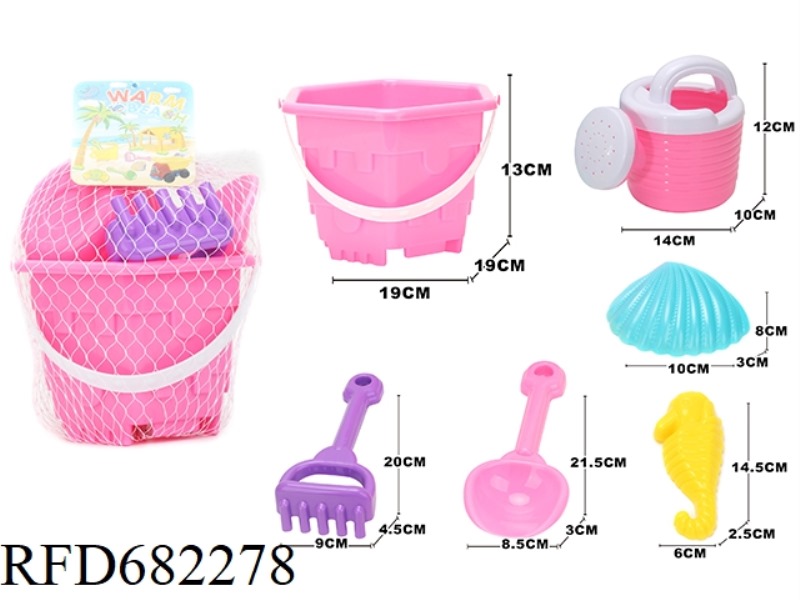 CASTLE BUCKET (6PCS)
