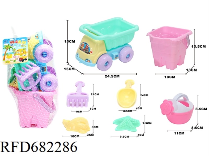 BEACH BUGGY, BUCKET (7PCS)
