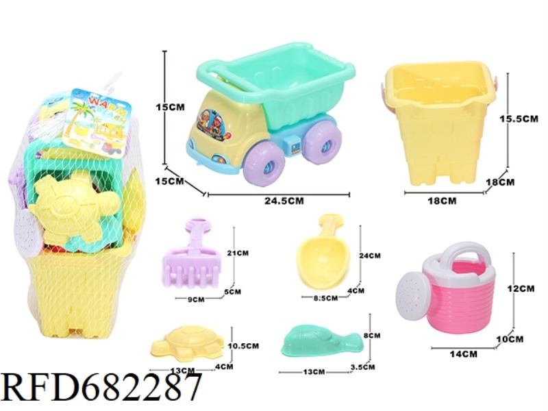 BEACH BUGGY, BUCKET (7PCS)